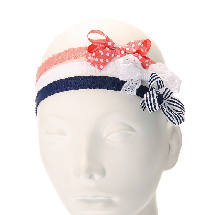 Claire S Club Bow Headwraps 3 Pack Claire S