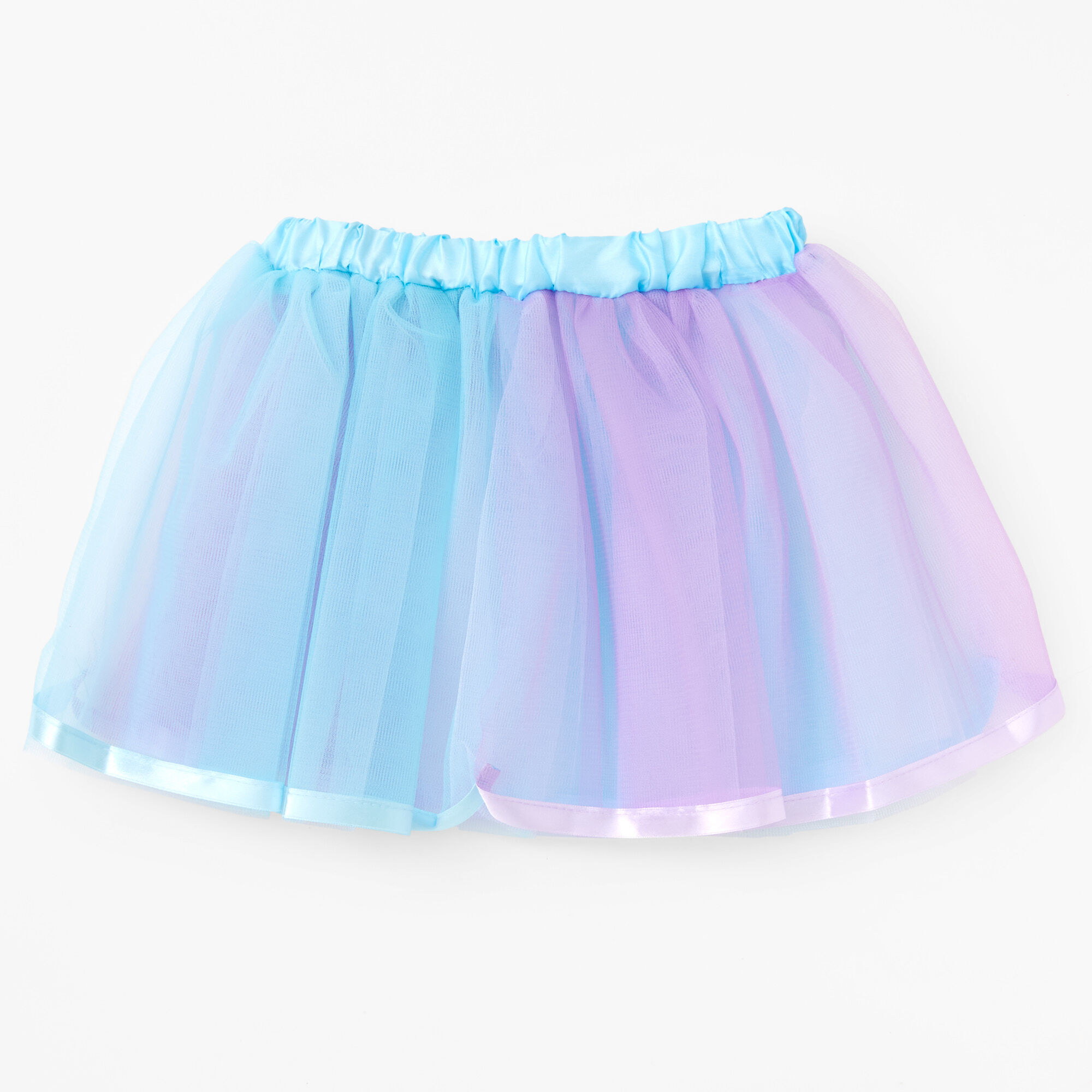 Claire's Tutu en tulle avec bordure satinée pastel - Violet