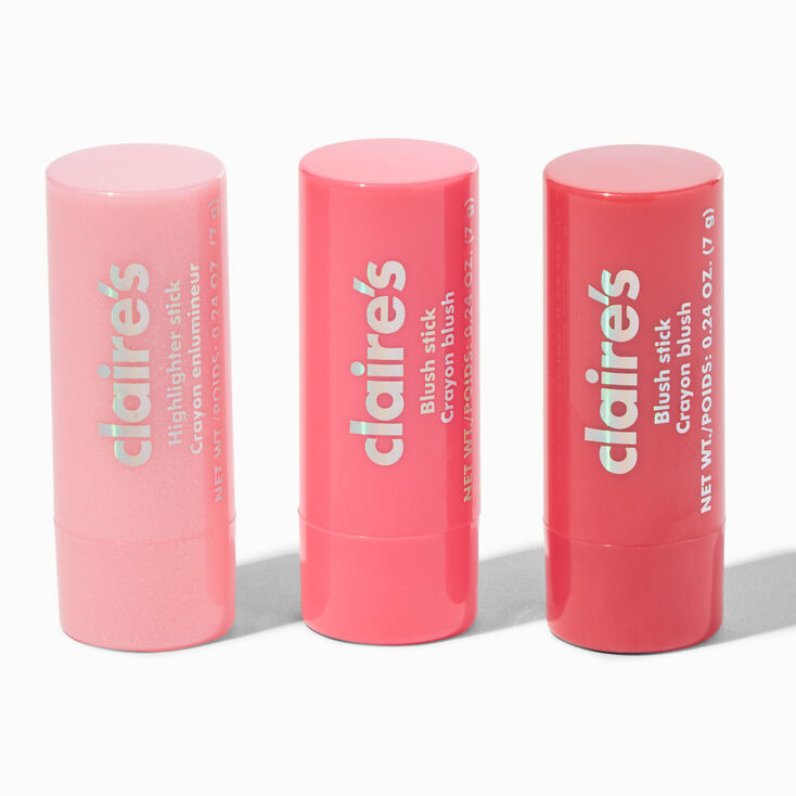 Pink Cheek Stick Set - 3 Pack,