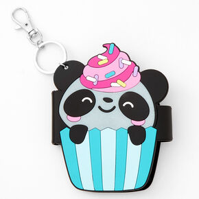 Panda Cupcake Notepad Keychain,