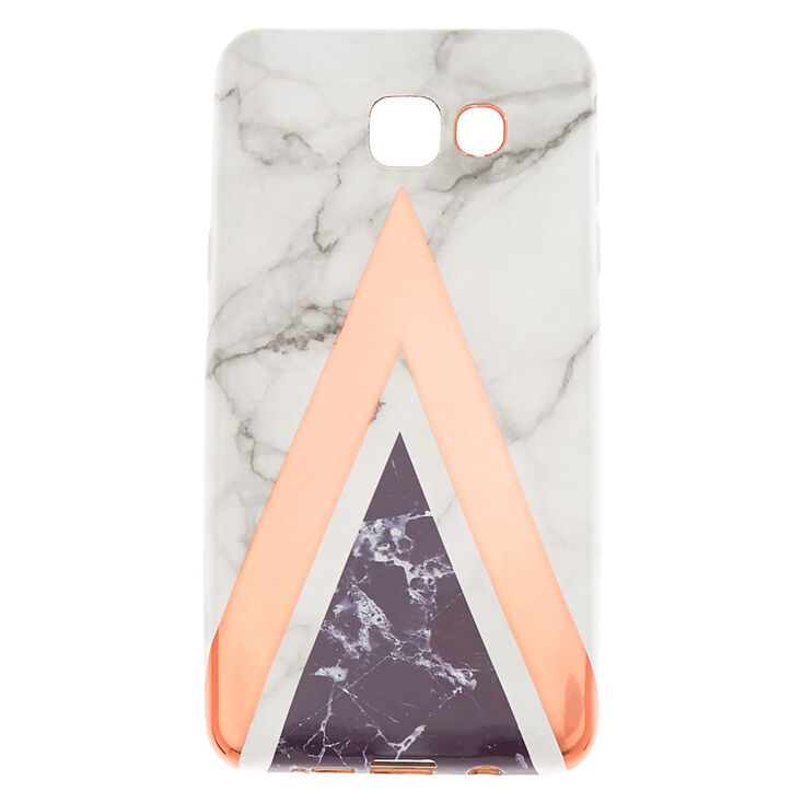 Coque de portable effet marbr&eacute; g&eacute;om&eacute;trique - Compatible avec Samsung Galaxy&nbsp;A5,