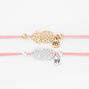 Best Friends Pineapple Adjustable Bracelets - 2 Pack,