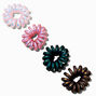 Faux piercing pour h&eacute;lix cinq rang avec strass couleur dor&eacute;e,