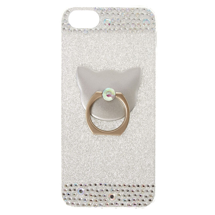 Cat Glam Ring Stand Phone Case - Fits iPhone 5/5S/SE,