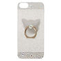 Cat Glam Ring Stand Phone Case - Fits iPhone 5/5S/SE,
