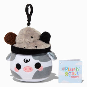 &#35;Plush Goals by Cuddle Barn&reg; 3&#39;&#39; Black Sesame Mooshake Plush Bag Clip,