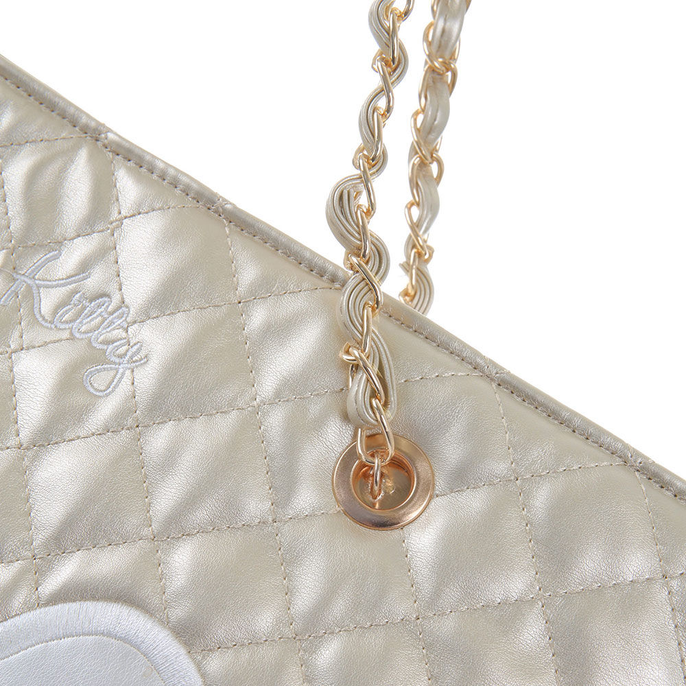 Gold Believe Bar Pendant Necklace,