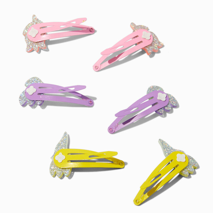 Claire&#39;s Club Tulip Snap Hair Clips - 6 Pack,