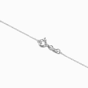 C LUXE by Claire&#39;s Sterling Silver 1/10 ct. tw. Pav&eacute; Lab Grown Diamond Butterfly Pendant Necklace,