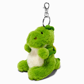 Green Dinosaur Plush Keychain,