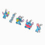 Disney Stitch Claire&#39;s Exclusive Foodie Multi Charm Necklace - 6 Pack,