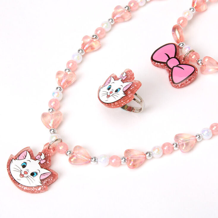 &copy;Disney Animals Marie Ears &amp; Jewellery Set - 4 Pack,
