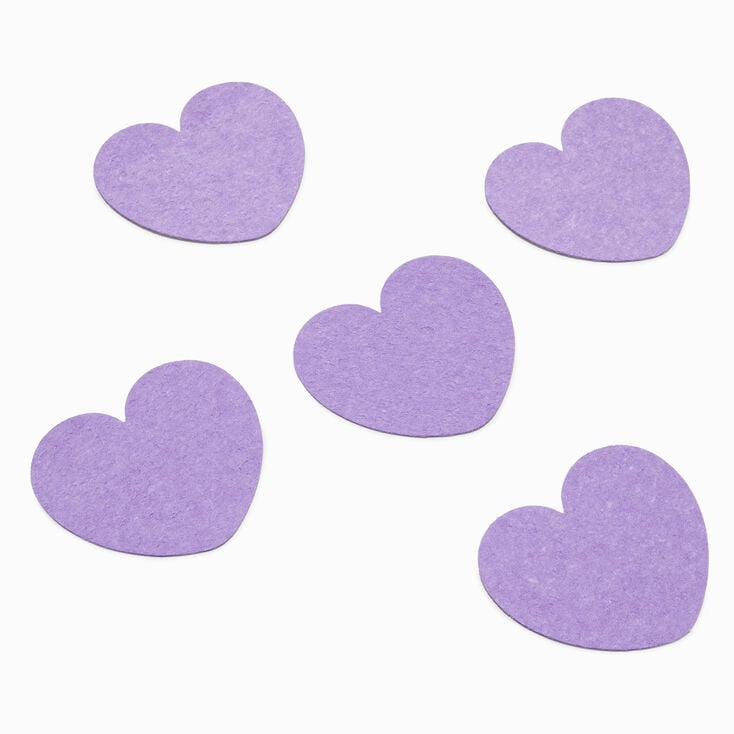 Purple Heart Travel Makeup Sponge Set - 5 Pack,