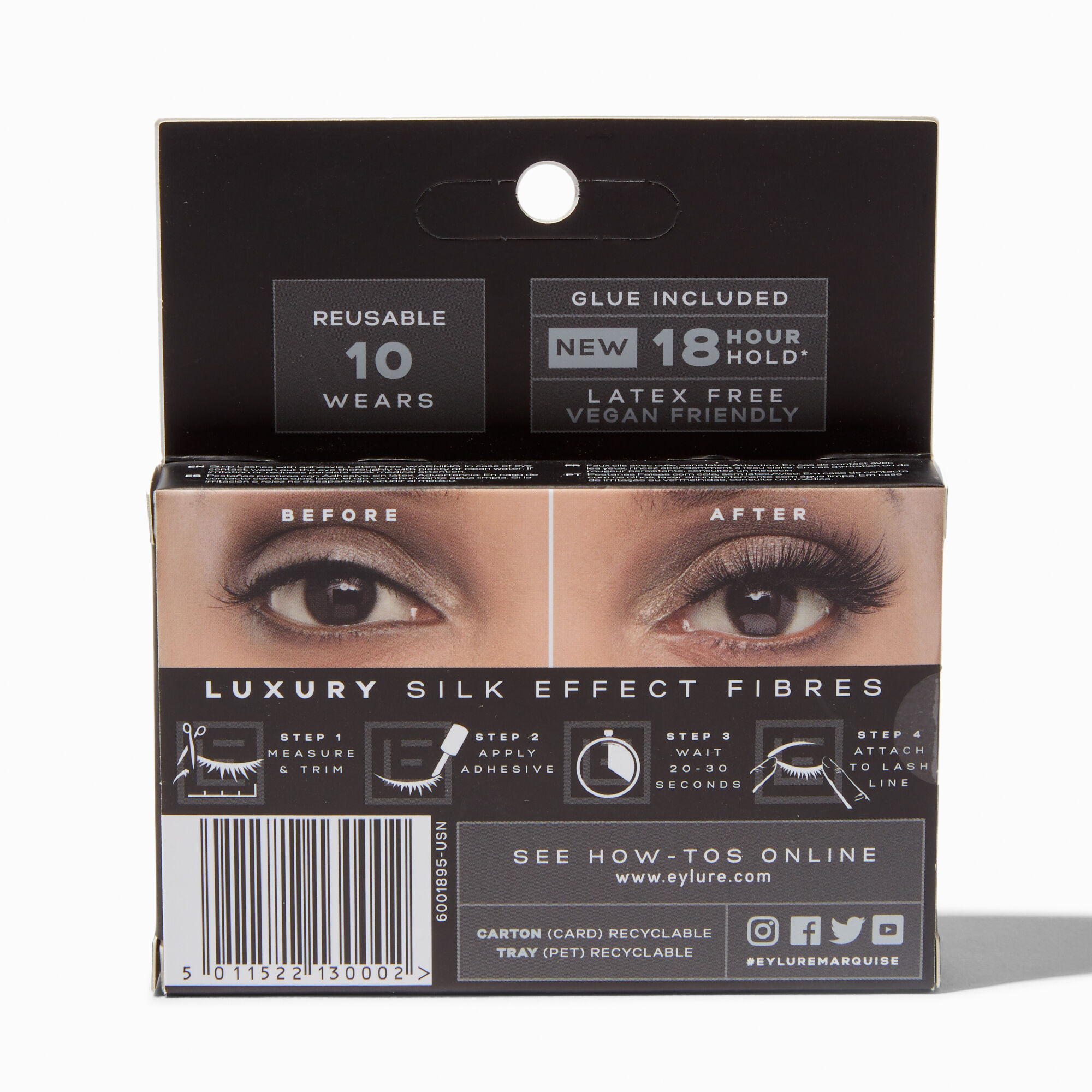 Eylure Luxe Silk Faux Lashes - Marquise,