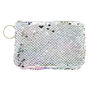 Reversible Sequin Rainbow Pastel Coin Purse,
