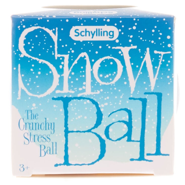 Balle anti-stress boule de neige Schylling® - Blanc