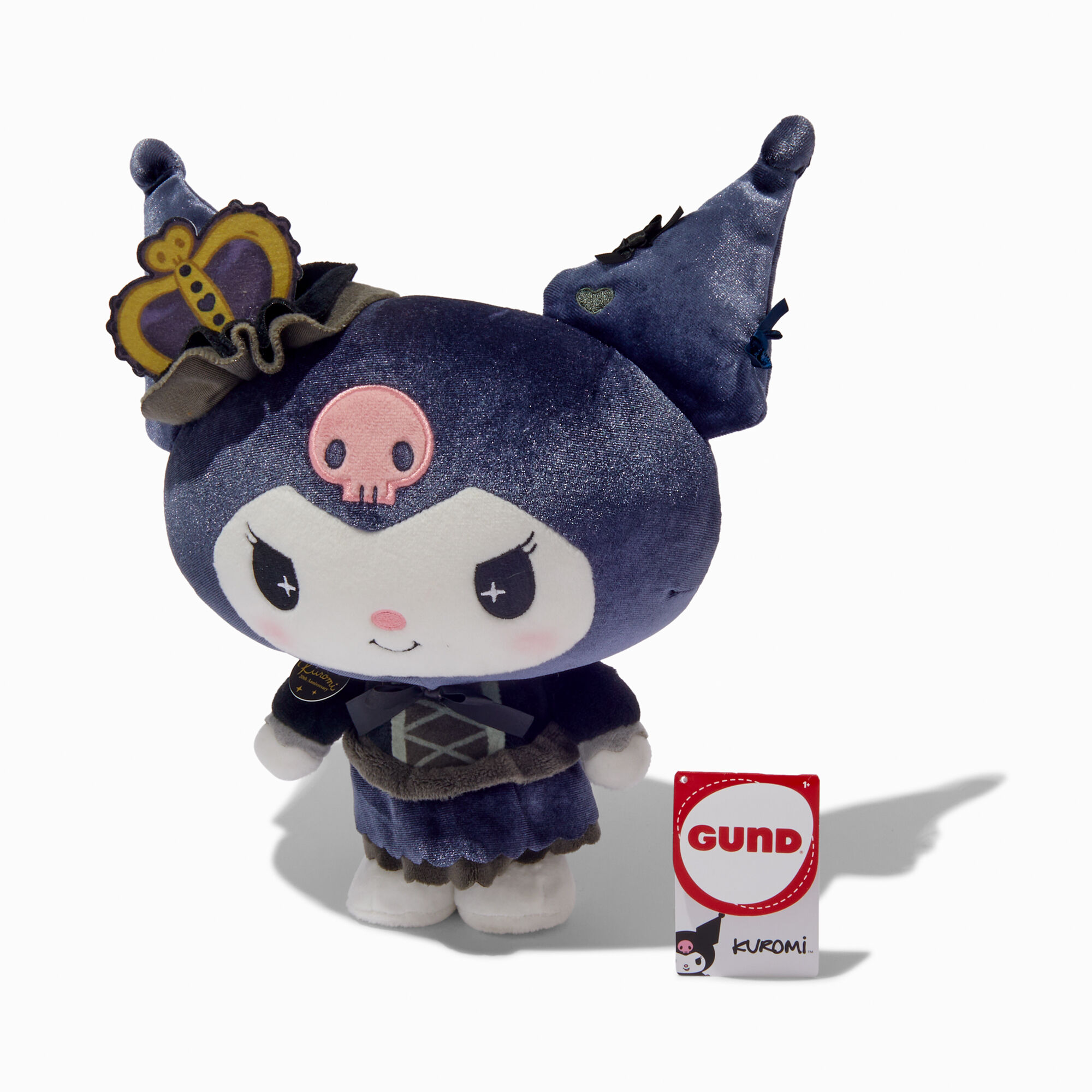 GUND® x Sanrio® 9.5'' Kuromi™ Soft Toy,