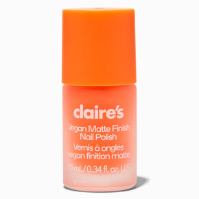 Matte Effect Vegan Nail Polish - Tangerine-sicle,