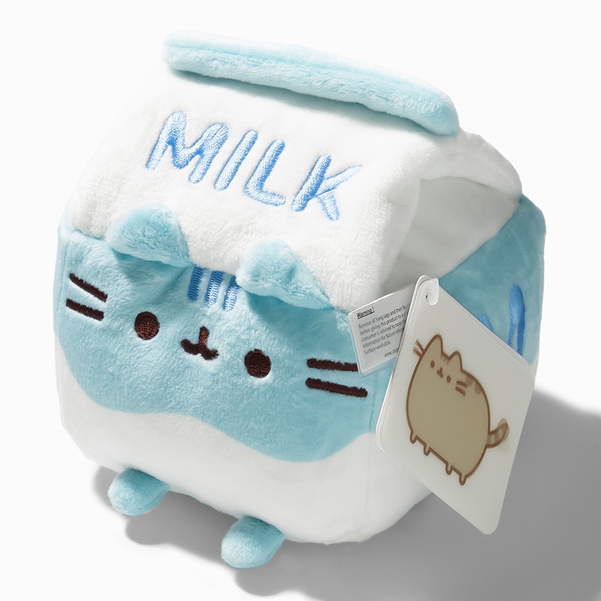 View Claires Pusheen 6 Milk Carton Soft Toy Blue information