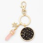 Gold Mystical Gem Zodiac Keyring - Aries,