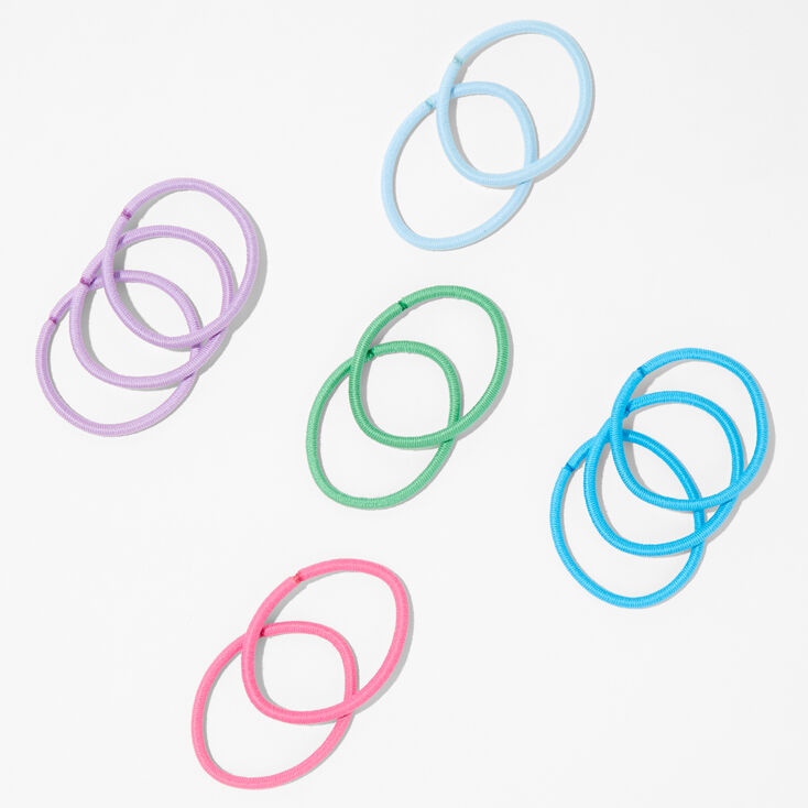 Pastel Luxe Hair Ties - 12 Pack,