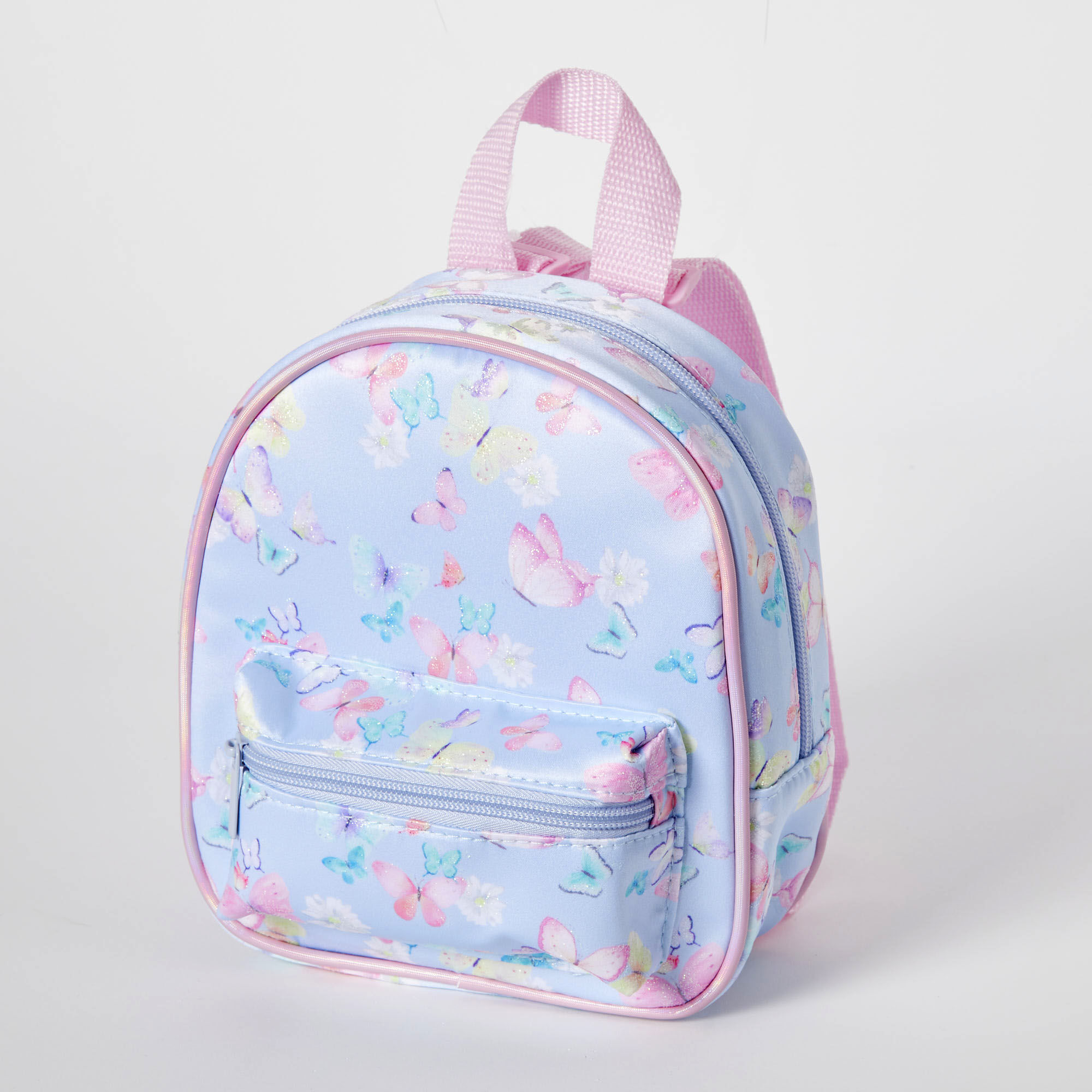 Claire's Club Lilac Butterfly Patch Mini Backpack