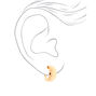Gold 20MM Hammered Hoop Earrings,