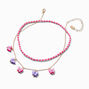 Claire&#39;s Club Butterfly Seed Bead Necklace - 2 Pack,