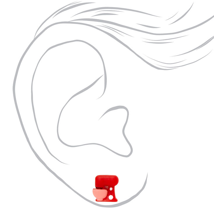 Baking Stud Earrings - 6 Pack,