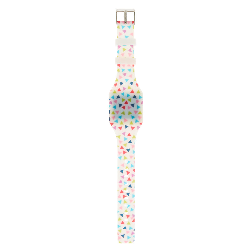 Rainbow Triangle LED Watch,