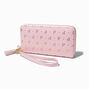 Golden Initial Wristlet Wallet - P,