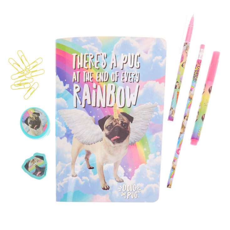 Doug The Pug&trade; Rainbow Stationery Set,
