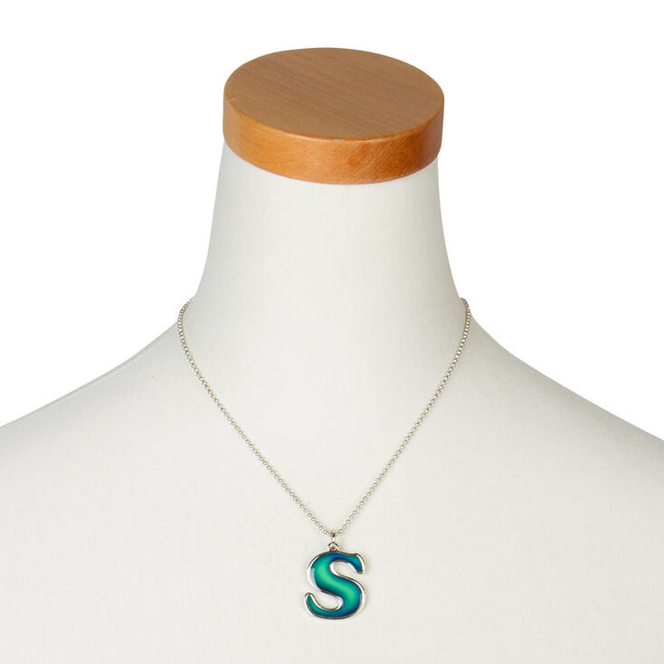Mood Initial Pendant Necklace - S,