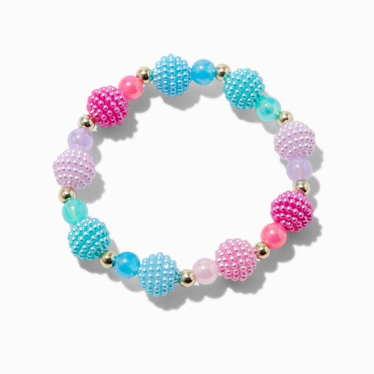 Claire&#39;s Club Mermaid Textured Beaded Jewelry Set - 2 Pack,