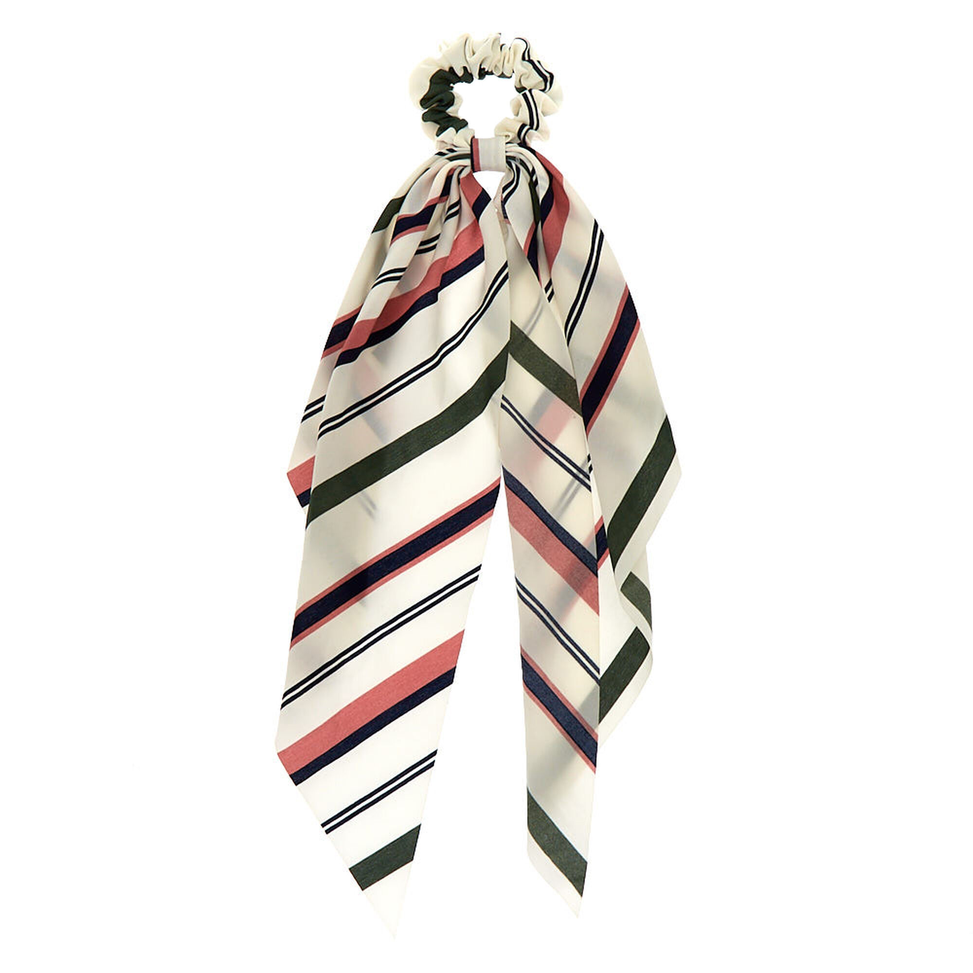 Small Striped Hair Scrunchie Scarf Claire S Us