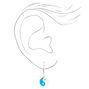 Blue Yin Yang Huggie Huggie Hoop Ear Cuffs Set - 3 Pack,