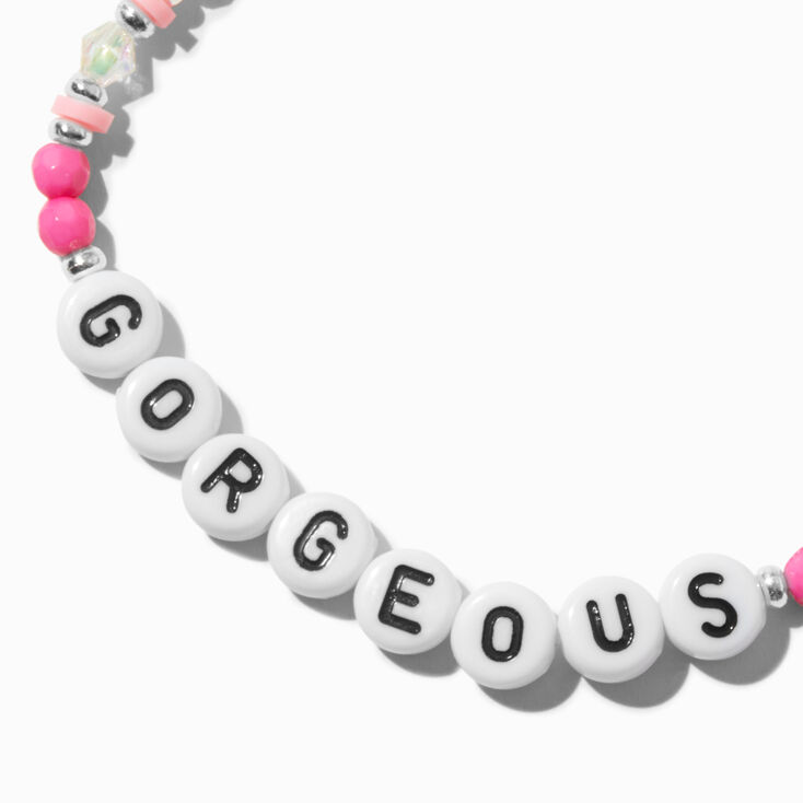 Bracelet &eacute;lastique perl&eacute; &laquo;&nbsp;Gorgeous&nbsp;&raquo;,