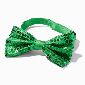 St. Patrick&#39;s Day Sequin Neck Bow Tie ,