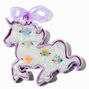 Claire&#39;s Club Lilac Unicorn Box Rings - 5 Pack,