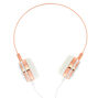 Glamorous Pearl Headphones - Rose Gold,