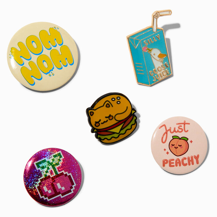 DIY Food Pin Set - 5 Pack,
