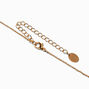 Pearlized White Flower Gold-tone Pendant Necklace,