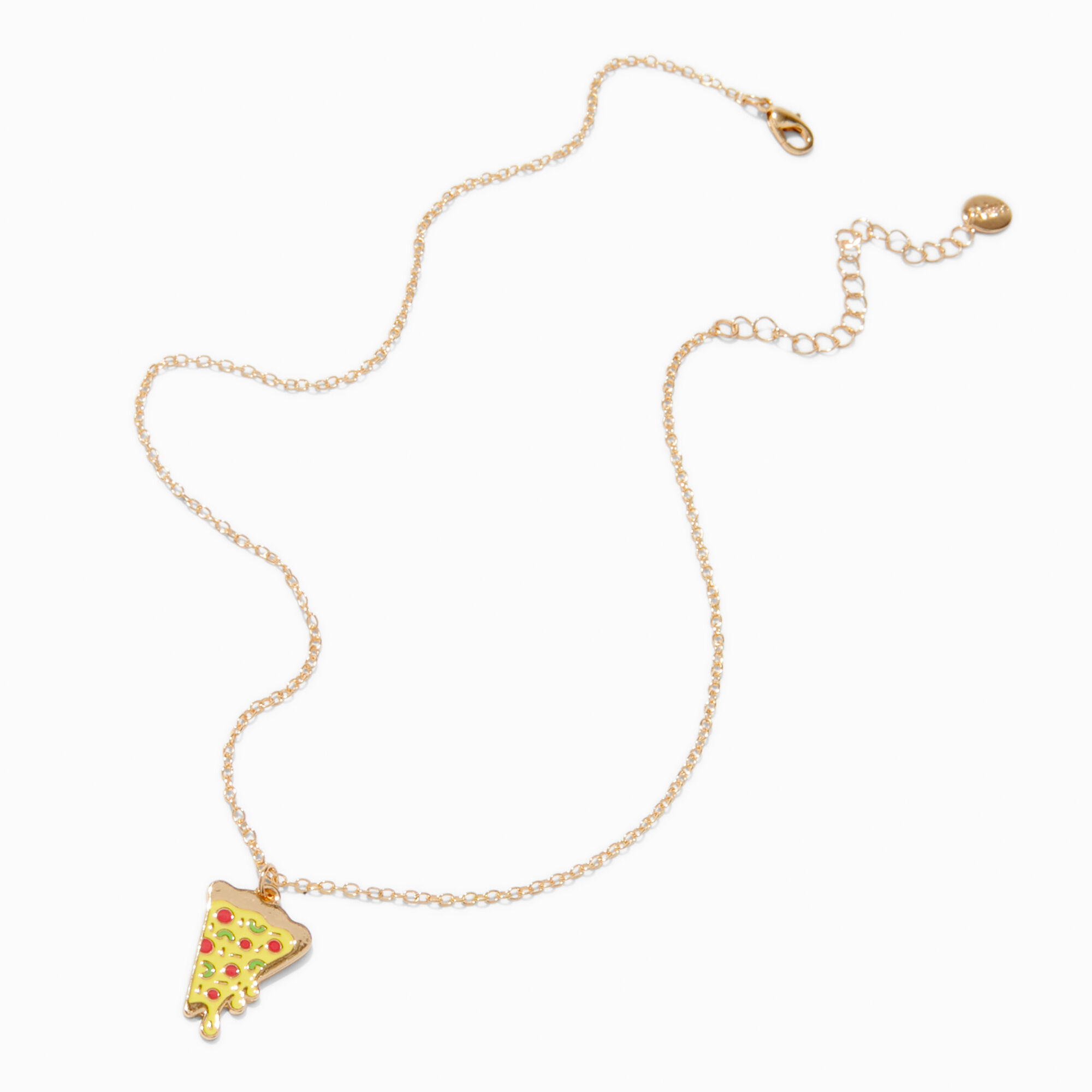 Pizza Slice Pendant Necklace,