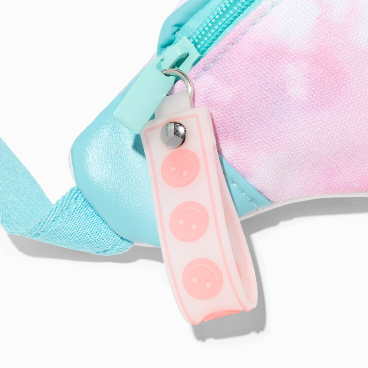 Claire&#39;s Club Pastel Tie Dye Fanny Pack,
