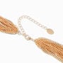 Gold-tone Mega Layer Chain Multi-Strand Necklace,