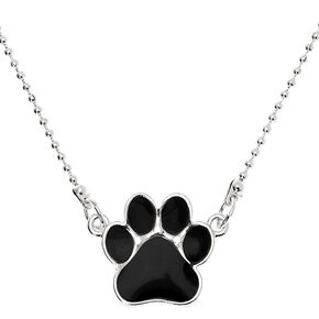 Mood Paw Print Pendant Necklace,