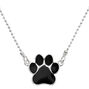 Mood Paw Print Pendant Necklace,