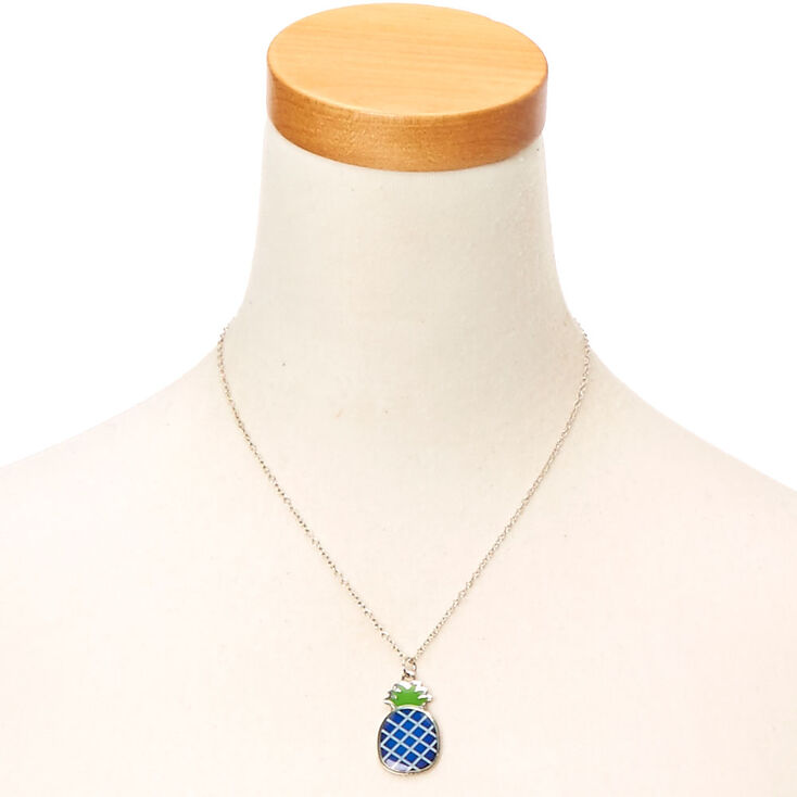 Mood Pineapple Pendant Necklace,