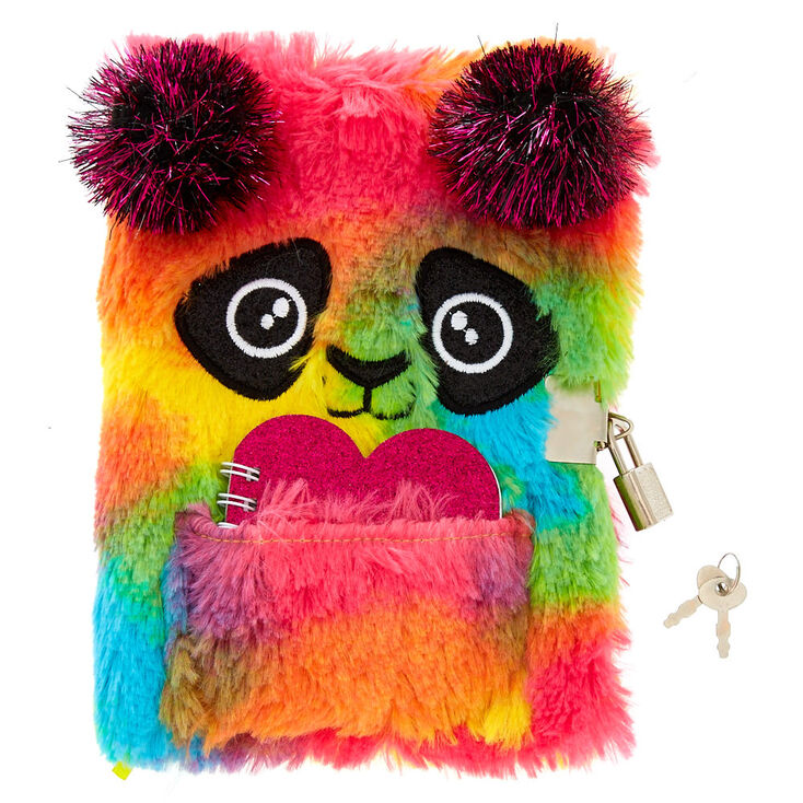 Rainbow Panda Soft Lock Diary,
