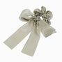 Green Sheer Hair Bow Scrunchie,